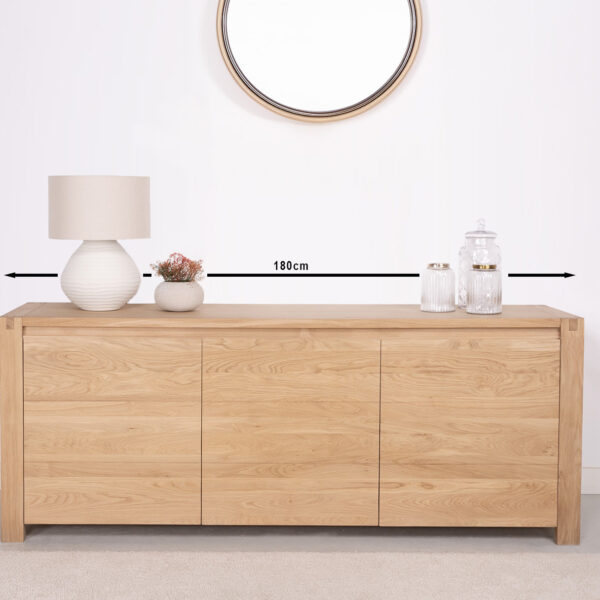 Meuble TV 16/9ème Jean Lin réalisé en chêne massif Contemporain