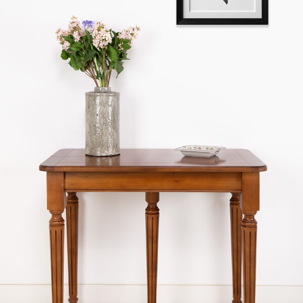 Console ou table Extensible Hortense réalisée en Merisier de Style Louis XVI SEULEMENT 1 DISPONIBLE