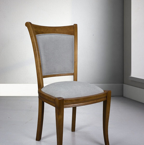 Chaise Pauline en Merisier Massif de style Louis Philippe