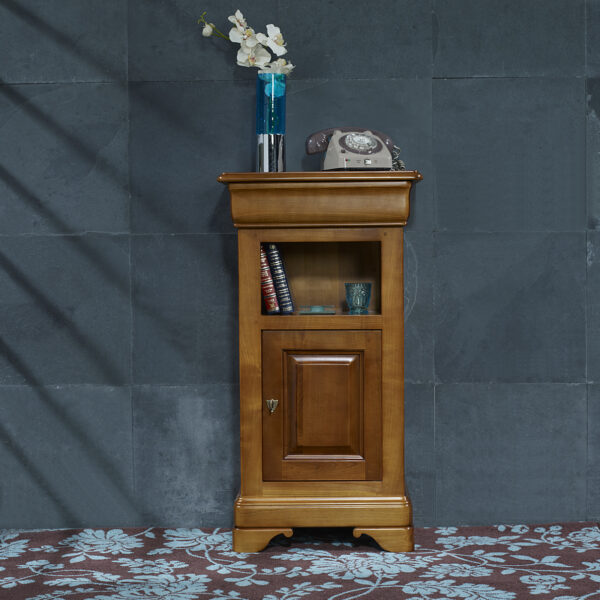 Meuble de rangement ou Téléphone Anna en Merisier Massif  de style Louis Philippe SEULEMENT 1 DISPONIBLE
